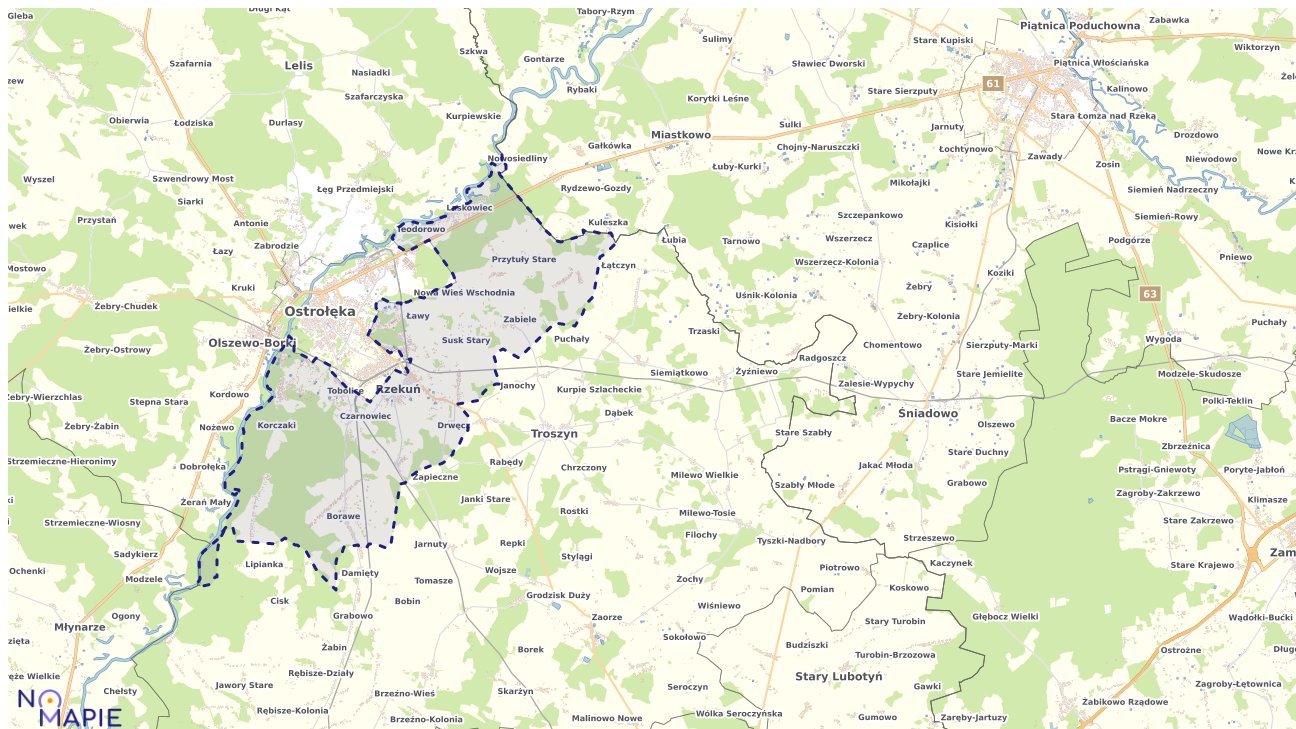 Mapa Geoportal Rzekuń